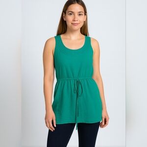 NICOLE MILLER GREEN  SUMMER TUNIC SIZE LARGE